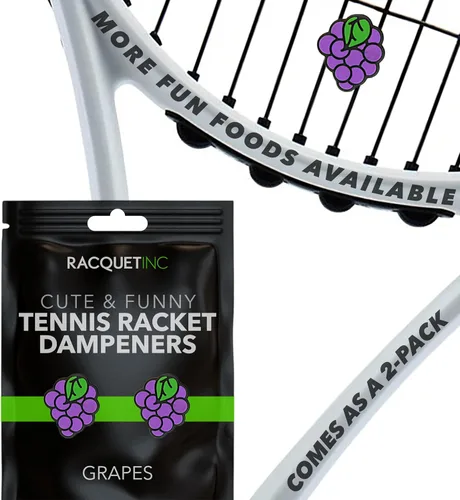 Vista 38 de Racquet Inc Regalos de Tenis - Amortiguadores de Vibración para Raqueta de Tenis - Absorbe Choques, Reduce la Vibración de las Cuerdas para Mejor