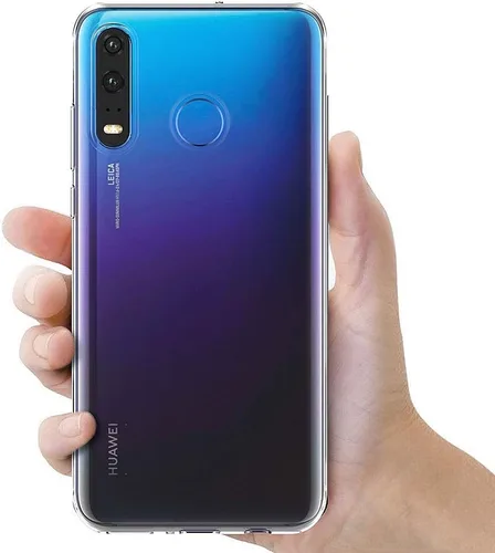 Vista 3 de MaiJin Funda para Huawei P30 Lite/Nova 4E (6.15 pulgadas) TPU suave goma gel parachoques transparente contraportada