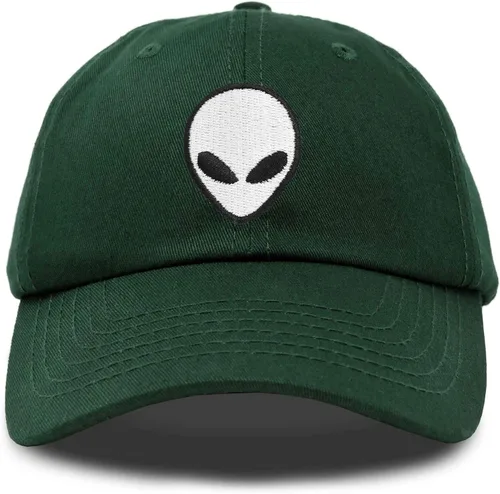 Vista 12 de DALIX Gorra de béisbol Alien Head para hombre y mujer Beige
