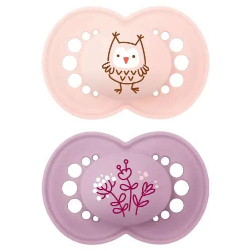 Vista 13 de MAM Chupetes originales de día y noche, chupete Binky para 6-16 meses, silicona sin BPA, brilla en la oscuridad, mejor para bebés recién nacidos