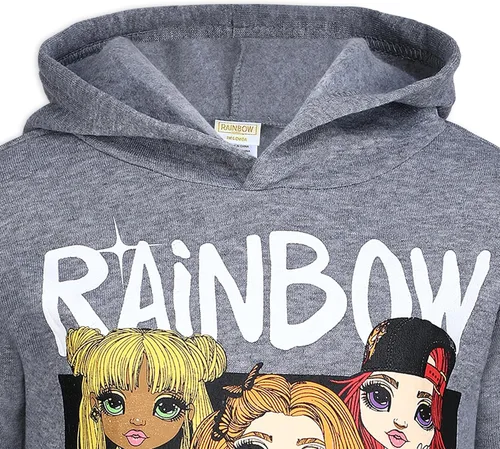 Vista 3 de Rainbow High Dolls Ruby Anderson, Poppy Rowan & Sunny Madison - Conjunto de sudadera con capucha y leggings para niñas pequeñas a grandes
