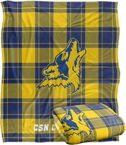 Vista 191 de LOGOVISION St John's University Campus Plaid Spirit Silky Touch Manta súper suave 36 x 58 pulgadas