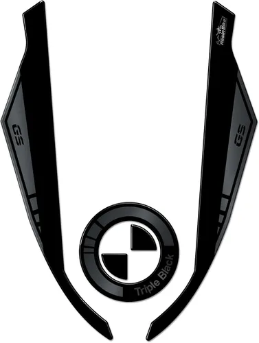 Vista 2 de Resin Bike Adhesivos 3D para motocicleta compatibles con BMW R 1250 GS Adventure 2021-2024 Triple Black. Protección contra golpes y arañazos.