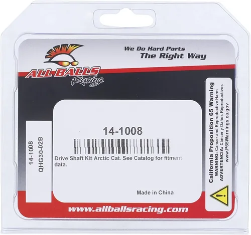 Vista 4 de All Balls Racing 14-1008 - Kit de eje de transmisión inferior compatible con/repuesto para Arctic Cat 4 - Stroke Touring 2002