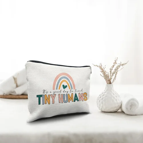 Vista 3 de Nogrit Bolsa de maquillaje para regalos para profesores, Profesor-13, A la moda, vanguardista
