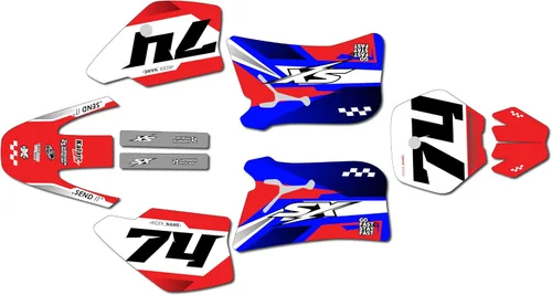 Vista 7 de Graphics Kit for KTM 50SX MINI SX50 (1998-2001) Prestige Series Magenta 9 Mil - Easy Go - Dirt Pit Bike Motorcycle Sticker, Dirtbike Racing Decal