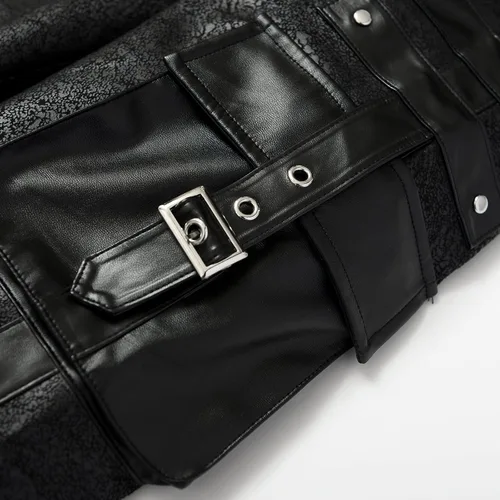 Vista 6 de Thopil Chaqueta Steampunk vintage para hombre, disfraz gótico victoriano