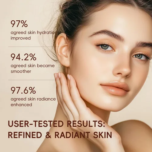 Vista 3 de Set hidratante de cuidado de la piel de arroz coreano – Radiance Skincare rutina de 5 pasos con limpiador de arroz, tónico, suero, crema facial
