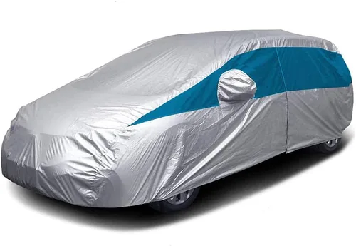 Vista 15 de Funda para auto SUV de tamaño mediano de Titan, de poliéster 210T de color brillante, 188-206". Impermeable, con protección UV, resistente a