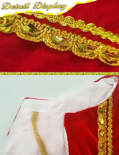 Vista 4 de YuDanae Prince Charming Costume Prince Dress up Medieval Royal Prince Outfit Costume for Toddler Kids Boys Aged 3-10