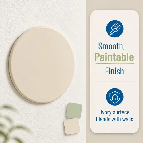 Vista 5 de Prime-Line Products CCU 11192 Protectores de pared (Pack de 5), U 9268 Marfil