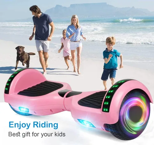 Vista 6 de CBD Hoverboard, 6.5" All-Terrain Scooter with Bluetooth Speaker LED Lights