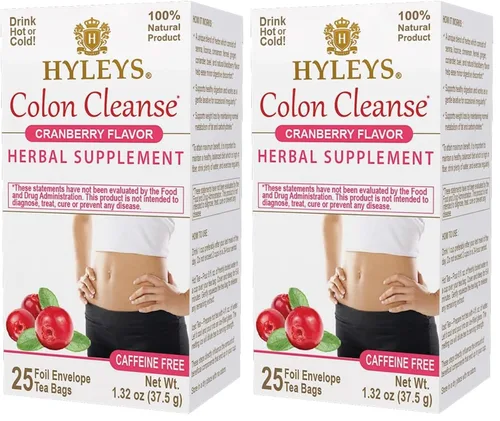 Vista 14 de Hyleys Colon Cleanse Tea Sabor Acai Berry - 25 bolsas de té (paquete de 1)