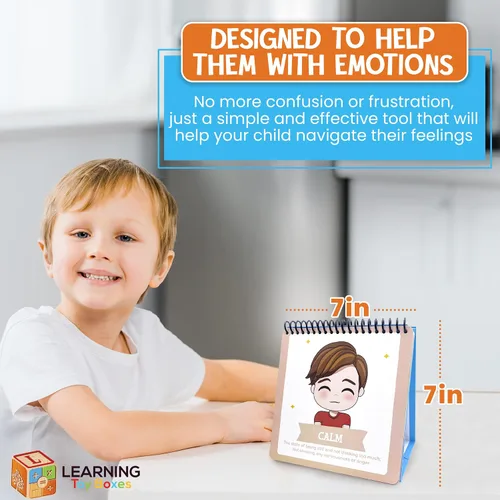 Vista 3 de Flipbook de emociones para niños Aprendizaje de sentimientos Aprendizaje Social Emocional
