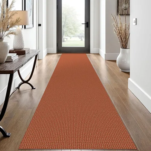 Vista 11 de EARTHALL Alfombra tejida de 2 x 3 pies, lavable para entrada, alfombra trenzada antideslizante, alfombra para puerta interior y exterior, alfombra
