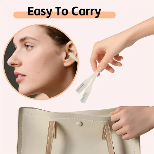 Vista 7 de Jiexily Cortador de Pelo Nasal 2 en 1 para Mujeres y Hombres, Nuevo 2025 Recortador de Nariz Giratorio 360° Herramienta Removedora, Cuchillo de Pelo