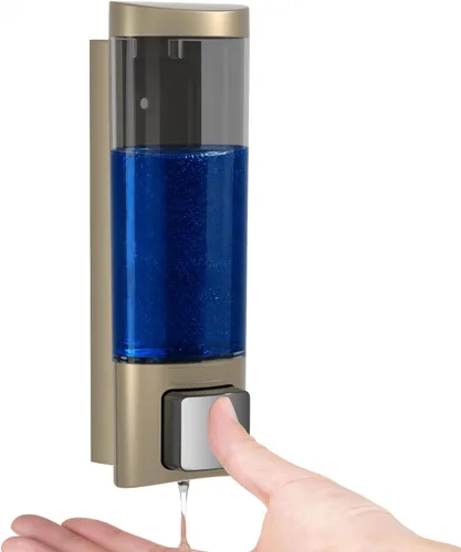 Vista 9 de Dispensador de jabón manual para montaje en pared, 6.76 oz/200 ml, sin Plata