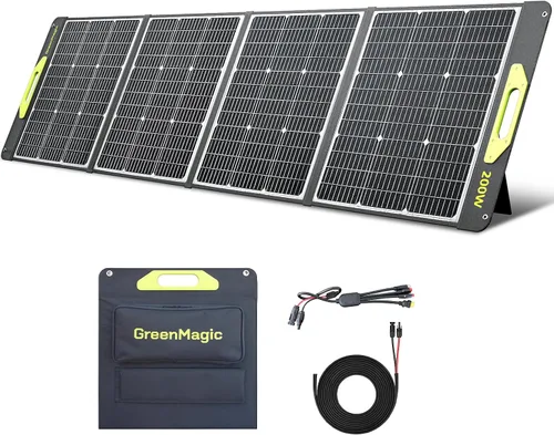 Vista 11 de Greenmagic Cargador de Batería Solar Portátil de 20 Vatios Ideal para Batería de Energía, Estación de Energía, Relojes Inteligentes, Teléfonos