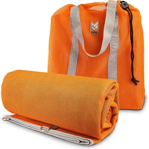 Vista 9 de CGEAR Tapete original para camping RV - Sin arena, resistente al agua, resistente a los rayos UV, construcción de grado militar Azul