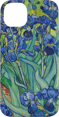 Vista 14 de Van Gogh Irises Modern Art Painting - Carcasa para iPhone 17