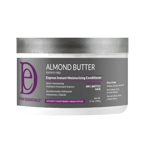 Vista 5 de Design Essentials Acondicionador hidratante instantáneo Almond Butter Express, 32 onzas