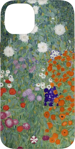 Vista 15 de Flower Garden Painting Klimt Art History Funda para iPhone 17