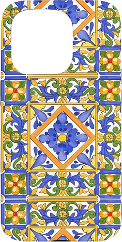 Vista 14 de Sicilian,Italian,Summer,Tiles,Mosaic,Majolica Art Case for iPhone 17