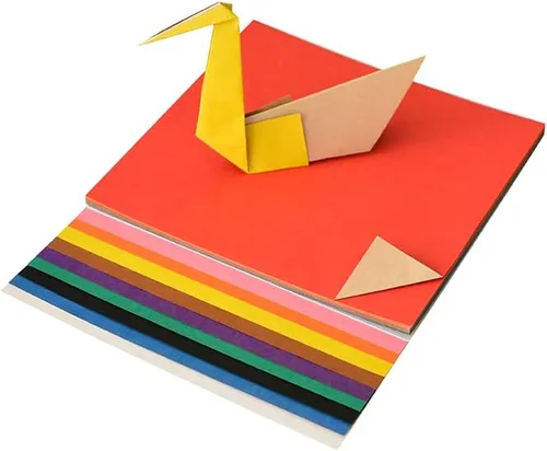 Vista 2 de Yasutomo Papel Kraft Origami 10 Colores 50 Hojas