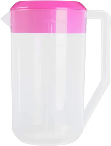 Vista 9 de Aislor Plastic Straining gallon pitcher,Dishwasher Safe Pink 1500ml