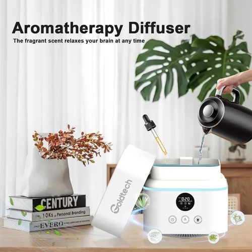 Vista 6 de Purificador de aire y humidificador combinado para dormitorio de hasta 200 pies cuadrados, purificadores de aire de escritorio H13 con filtro HEPA