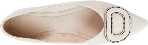 Vista 9 de C.Paravano Zapatos planos de punta puntiaguda para mujer, zapatos planos de cuero para mujer, zapatos planos de cuero para mujer, zapatos casuales