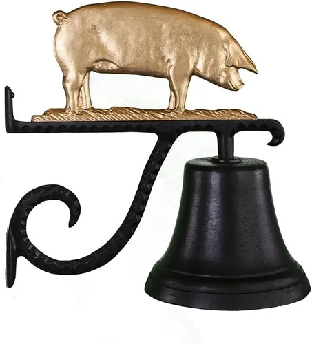 Vista 23 de Montague Metal Products Campana de fundición con bajo dorado