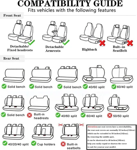 Vista 7 de Juego completo de fundas de asiento de automóvil para S1, protector de cuero impermeable, antideslizante, funda de cojín para vehículo, color beige