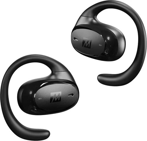 Vista 2 de MEE Audio AirHooks Pro - Auriculares deportivos inalámbricos con Bluetooth, cómodos, resistentes al sudor, sin aislamiento, para entrenamientos