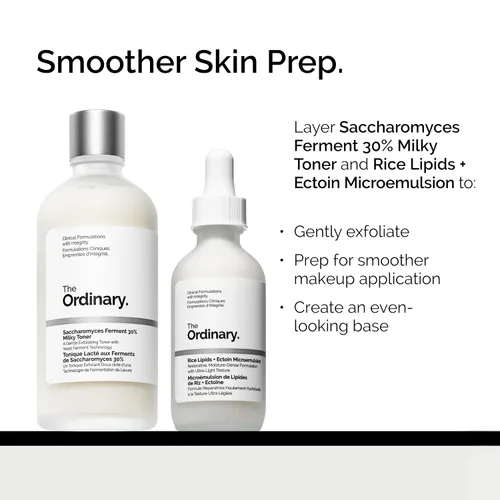 Vista 7 de The Ordinary Saccharomyces Ferment - Tóner lechoso al 30%, tóner exfoliante e hidratante para una piel más suave y brillante, 3.4 onzas líquidas