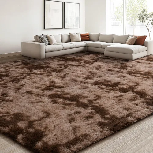 Vista 40 de EVOIONOS Alfombra Redonda Negra para Dormitorio, 4x4 Pies Alfombra de Área Circular Suave y Esponjosa para Sala de Estar, Alfombra Circular de Felpa
