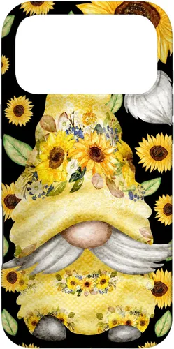 Vista 26 de Sunflower Gnome for Summer Garden Mom Cute Floral Pattern Case for iPhone 17