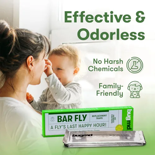 Vista 6 de BugMD Barfly - Trampas para moscas de ventana para interiores