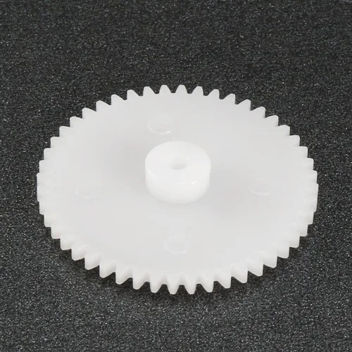 Vista 2 de uxcell Engranajes de plástico 56 dientes modelo 562A engranaje de reducción engranajes de gusano de plástico para RC coche robot motor