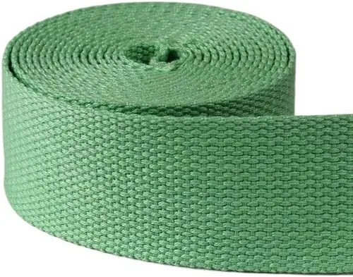 Vista 4 de Cinta de lona de algodón para Bolso, 16.4 ft, 1.260 in, Novedad Heavy Cotton Webbing (Color : Gris claro)