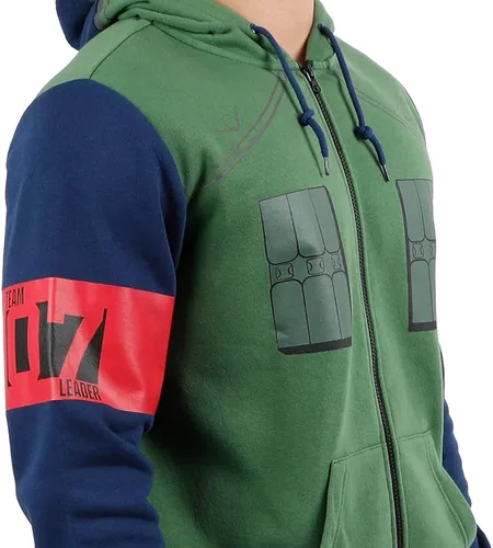 Vista 2 de Suéter con capucha Kakashi Hatake de Naruto Cosplay