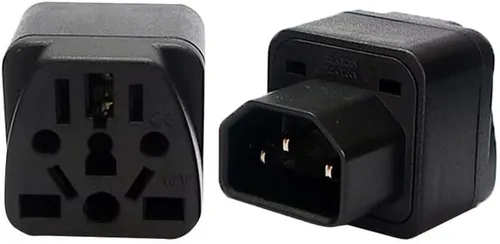 Vista 29 de Toptekits - Paquete de 2 adaptadores universales de enchufe de viaje, tipo B de EE. UU., convertidor de enchufe internacional a Estados Unidos Blanco