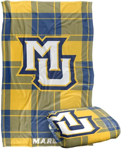 Vista 280 de LOGOVISION St John's University Campus Plaid Spirit Silky Touch Manta súper suave 36 x 58 pulgadas