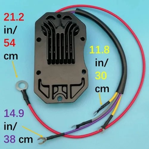 Vista 2 de Regulador de Voltaje Rectificador para Johnson Evinrude OMC BRP 395204 395391 582904 583076 583268 584423 878335 583529 584204 585129 585195 878331