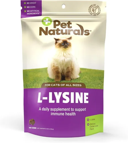 Vista 4 de Suplemento lisina masticable, apoyo inmunológico y respiratorio para gatos, 60