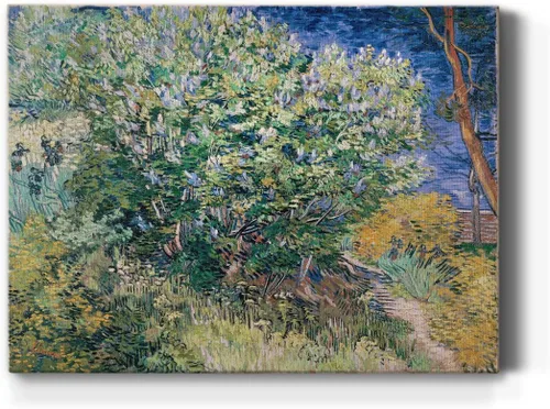 Vista 10 de Renditions Gallery Vincent Van Gogh Impreso Flores de almendra, famosa reproducción de pintura, lienzo de alta calidad envuelto en galería, listo