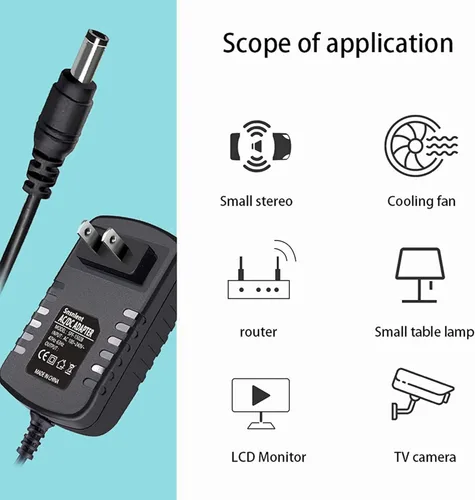 Vista 5 de Adaptador AC/DC compatible con Tommee Tippee BD3514090020G Tomy Classic Cable de alimentación
