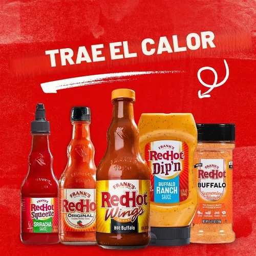 Vista 23 de Frank's RedHot Salsa picante para alitas de búfalo, 12 fl oz