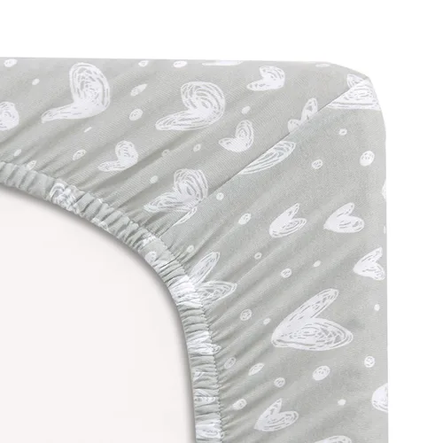 Vista 4 de Protector de colchón y sábanas de moisés impermeables para Maxi-COSI Iora/Swift ligero portátil, sábanas 100% algodón de punto jersey, paquete de 2