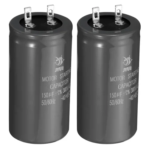 Vista 9 de PATIKIL Condensador de arranque del motor, 2 unidades 50uf 300V 50/60Hz CD60 condensador de arranque para aire acondicionado, motor eléctrico